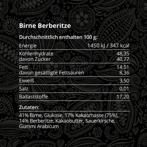 Preview: Takamanda Kakao Birne-Berberitze Pearls 60 g